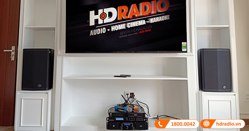 Lắp Dàn karaoke Chất lượng trị giá trên 36 triệu đồng cho anh Hùng ở Quận 12, TP.HCM (Wharfedale Sigma X10, JKAudio B3 Plus, X3000 Pro, H2600)