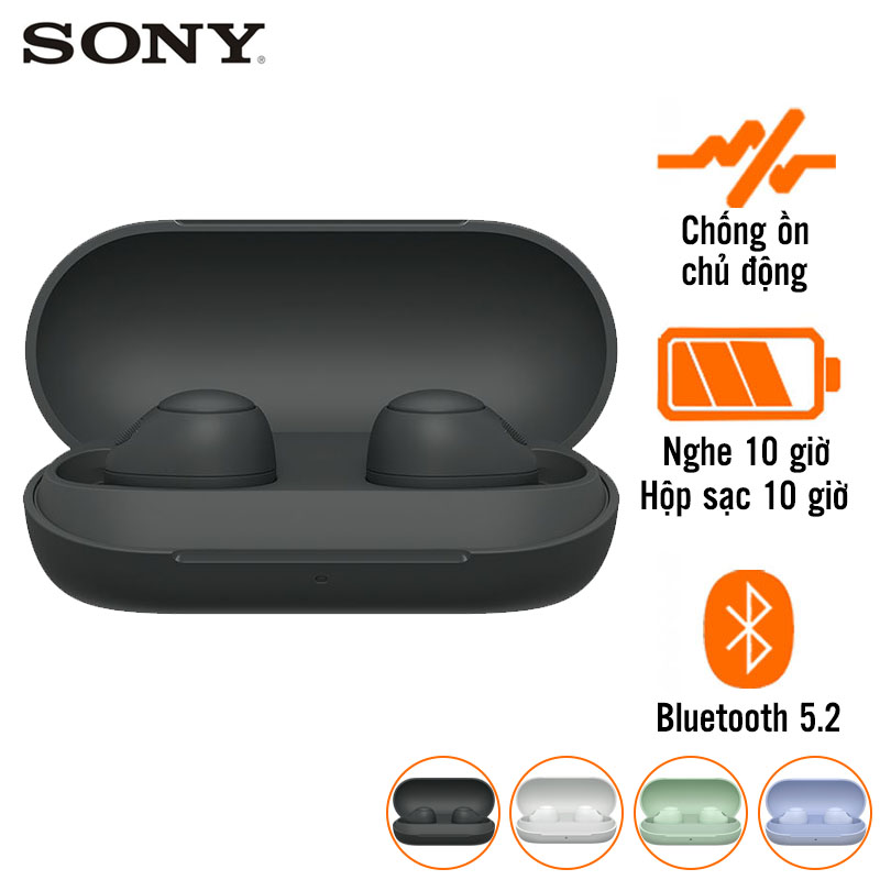 Tai Nghe Sony WF-C700N (Không Dây, Chống Ồn, Pin 15 Giờ, IPX4, Bluetooth 5.2)