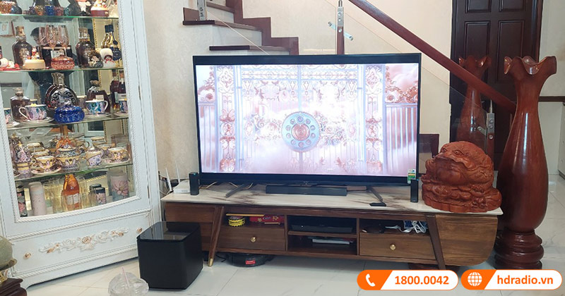 Lắp hệ thống loa Bose Lifestyle 650 trị giá hơn 110 triệu đồng cho chị Giao ở Tân Phú, Hồ Chí Minh