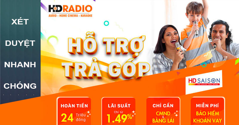 Mua Dàn Karaoke Trả Góp Thủ Tục Nhanh Gọn Tại HDRADIO