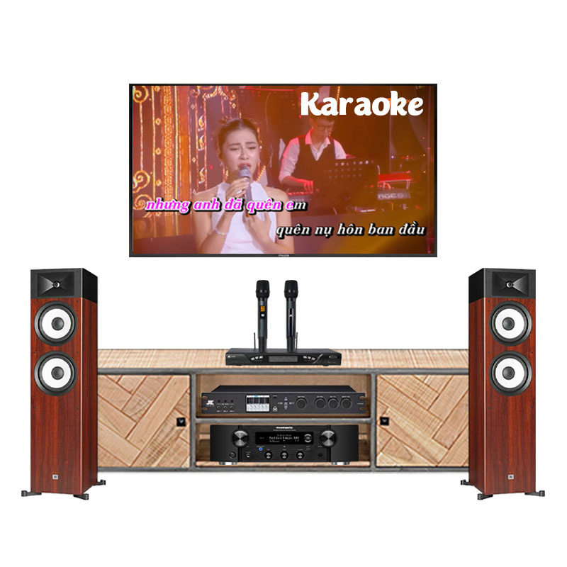 Dàn nghe nhạc và Hát karaoke NK38 (JBL A190, PM7000N, Micro K800, X9000 Pro)