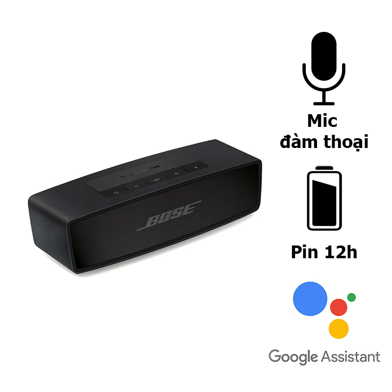 Loa Bose Soundlink Mini 2 Special Edition, Pin 12h, Bluetooth, AUX, Tích hợp micro đàm thoại